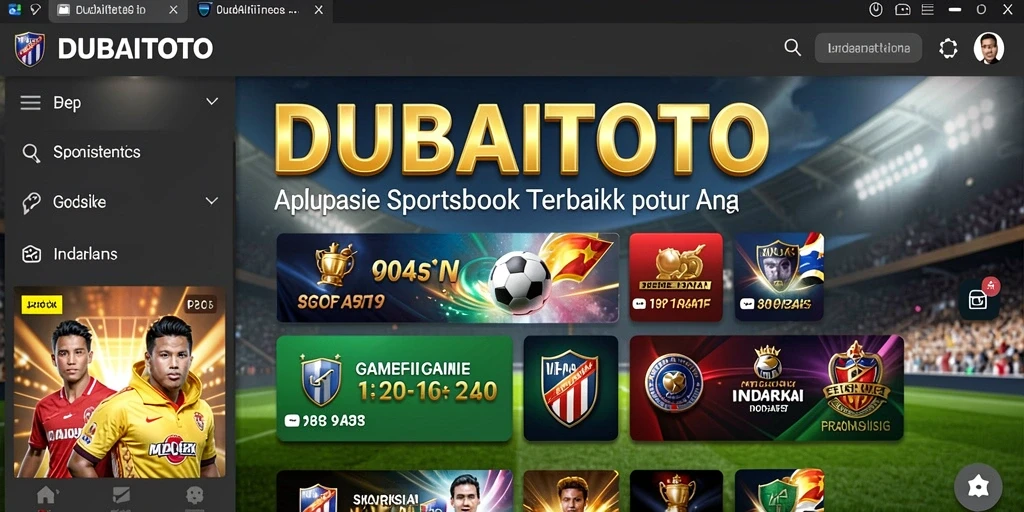 Tampilan menarik dari gameplay DUBAITOTO dengan fitur sportsbook.
