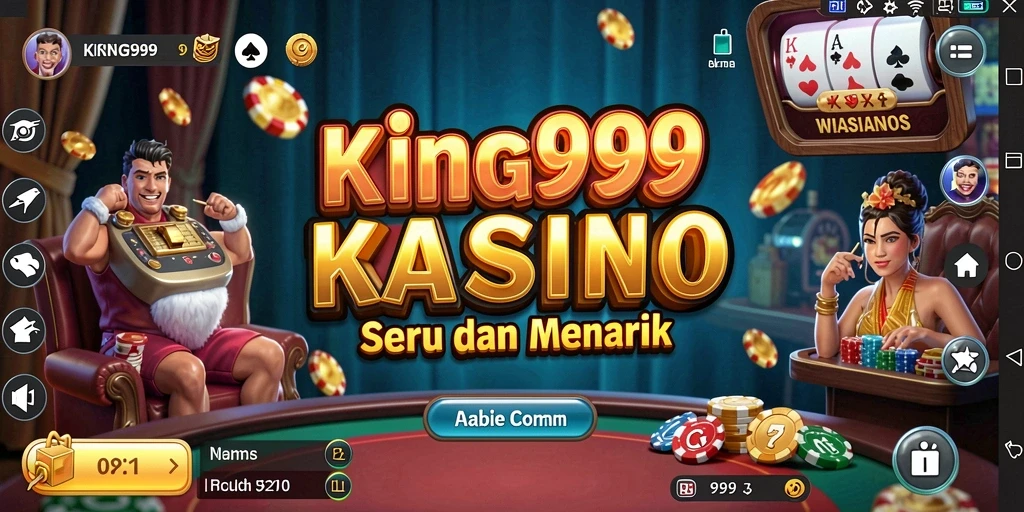 Tampilan aksi seru dalam permainan Kasino KING999.