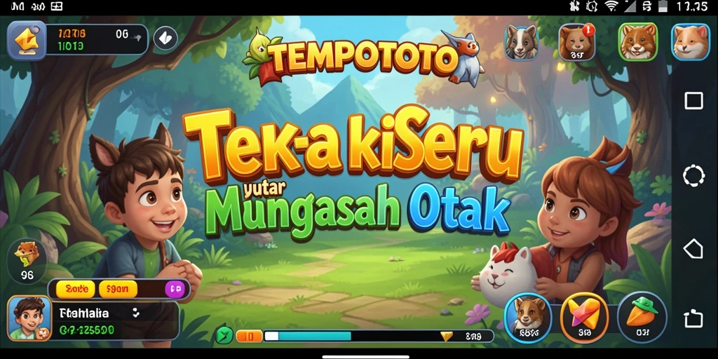 Tangkap layar gameplay TEMPOTOTO yang menarik dan menantang.