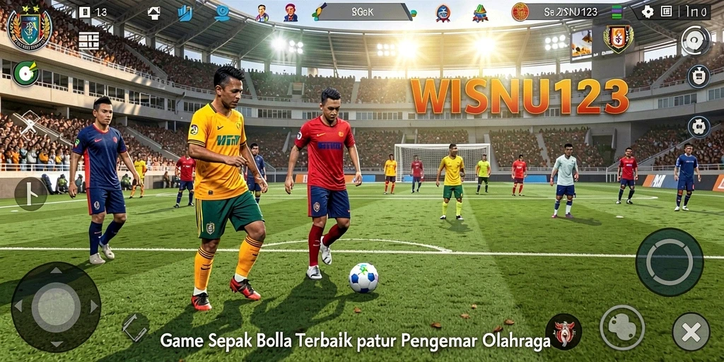 Tampilan gameplay yang seru dan realistis dari WISNU123